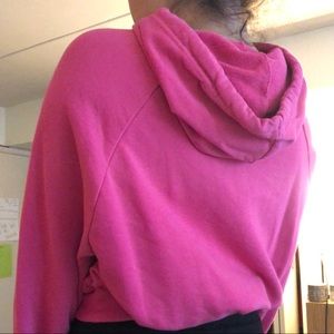 Cropped Hooded Sweatshirt